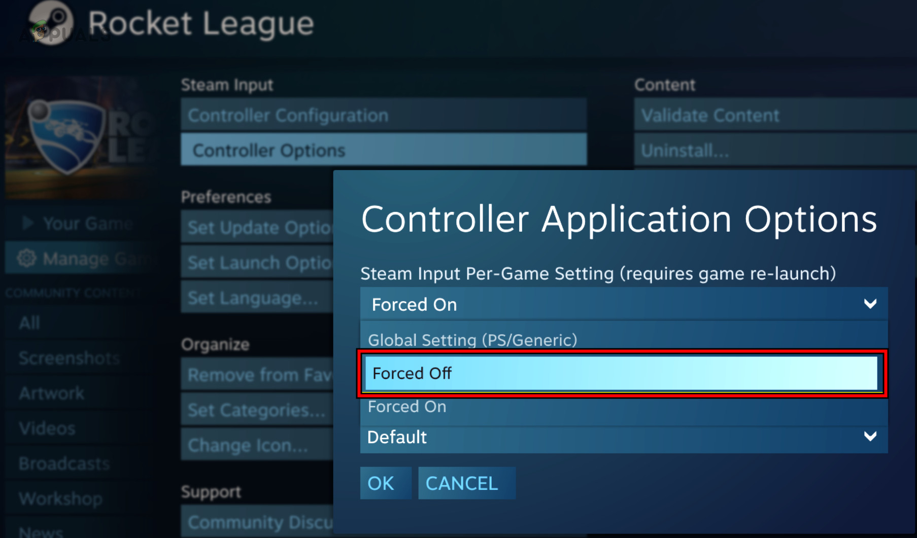 Set Steam Input to Forced Off in the Big Picture Mode