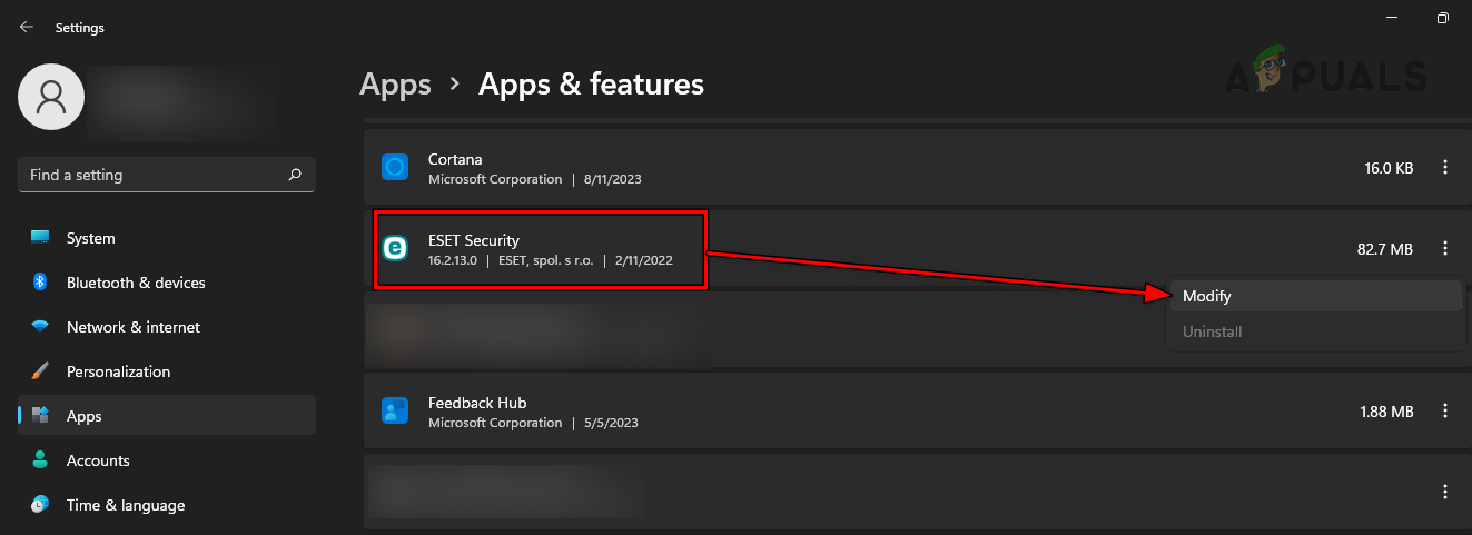 Uninstall ESET on Windows