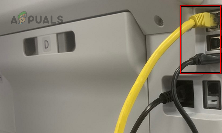 Unplug Cable of Epson Scanner