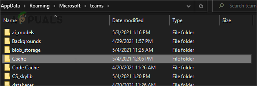 Delete Files and Folders in the Microsoft Teams AppData Directory