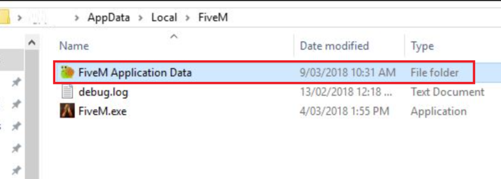 FiveM Application Data