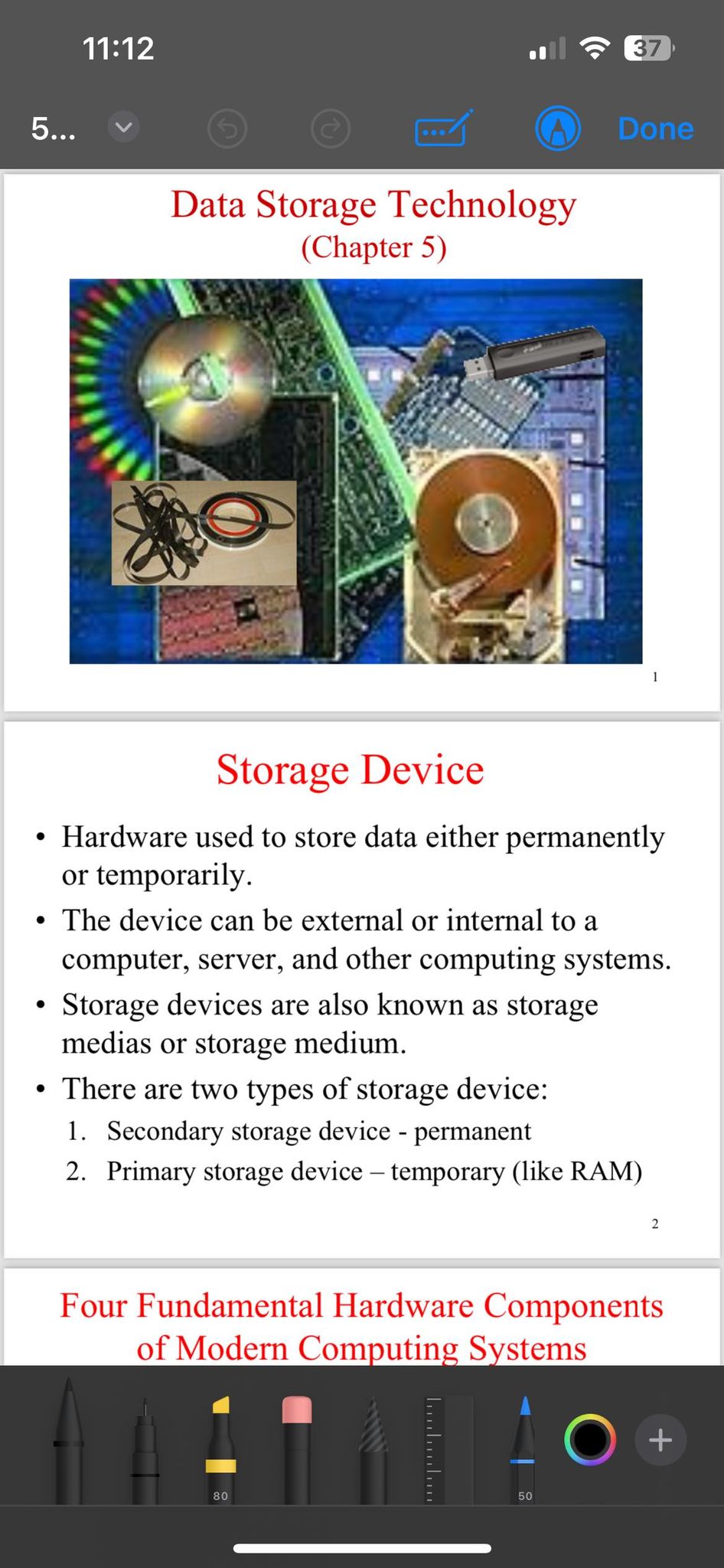 Markup Tools In Files App