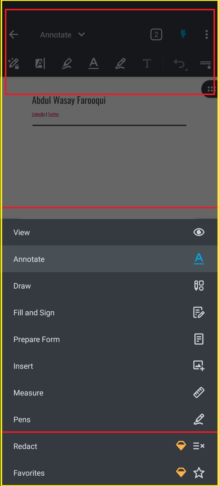 Xodo Docs Editing Tools
