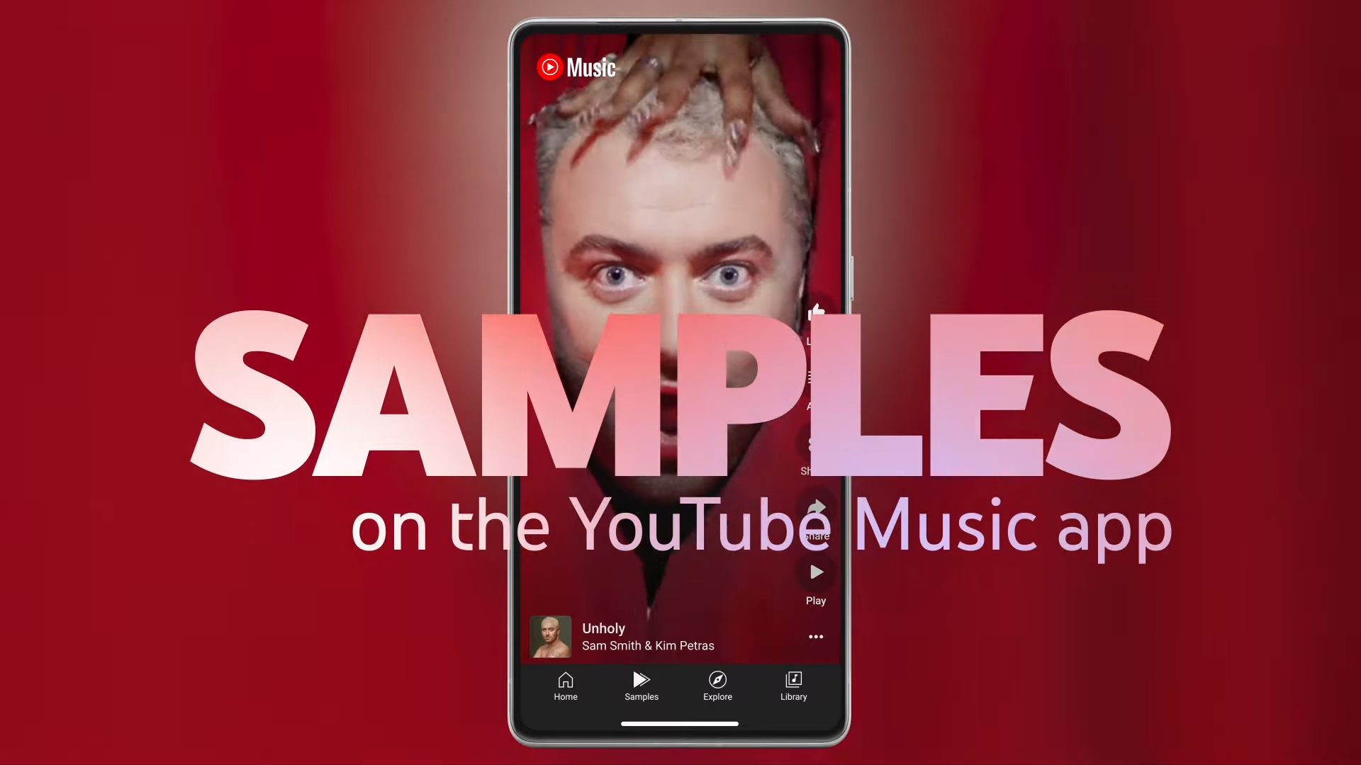 YouTube Introduces New Samples Tab in its Music App