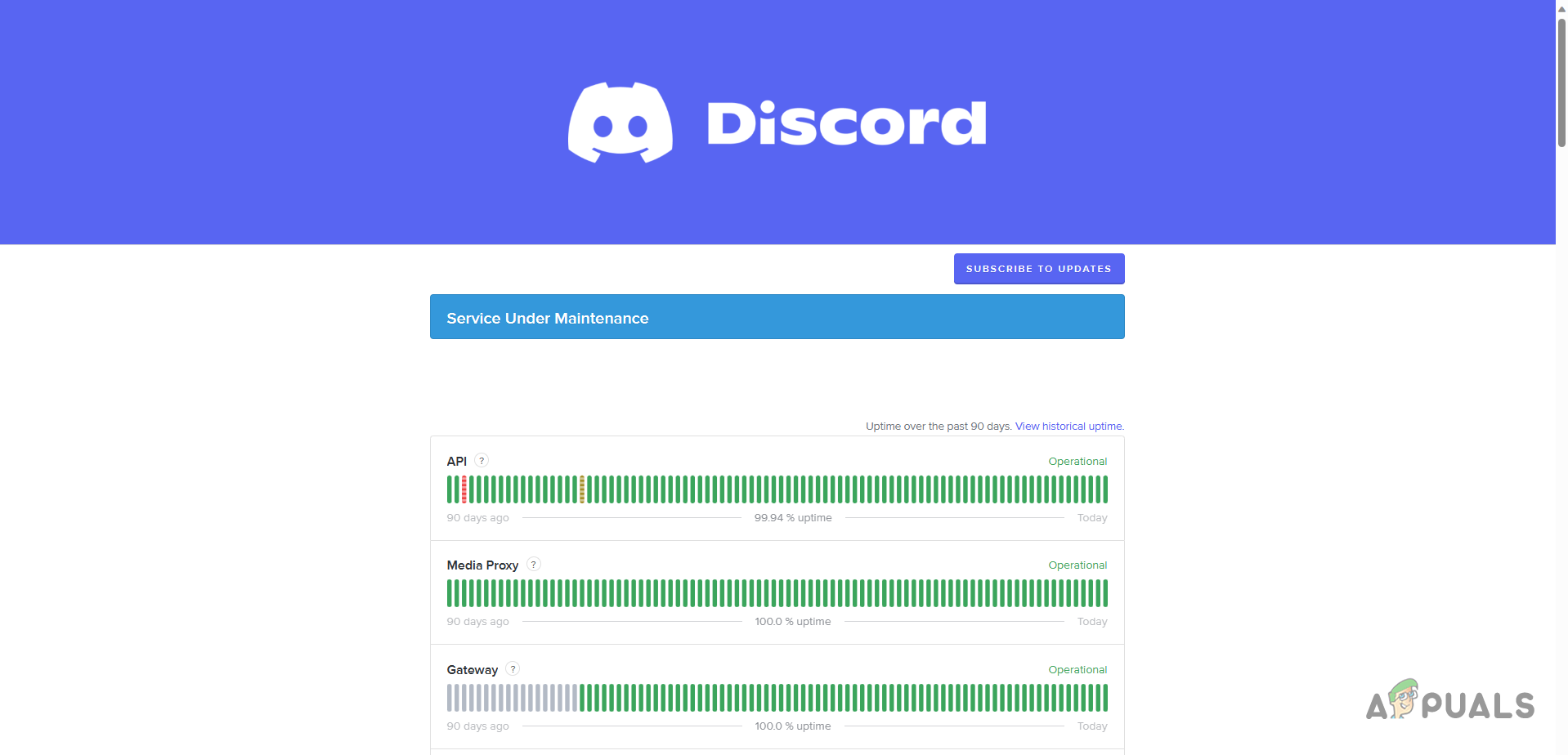 Discord Server Status