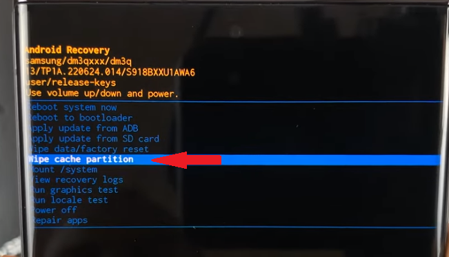wipe cache partition