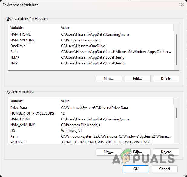 Environment Variables