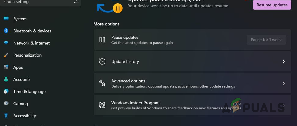 Fix Pause Updates Option Greyed Out In Windows Update 0570