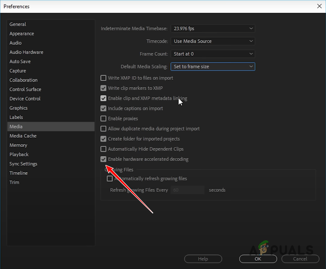 Disabling Hardware Accelerated Decoding