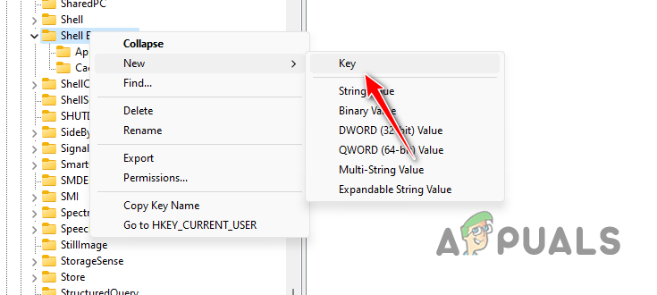 Creating New Shell Extension Key