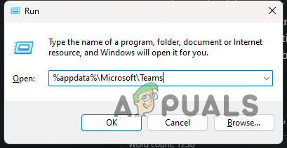 Navigating to Microsoft Teams Cache