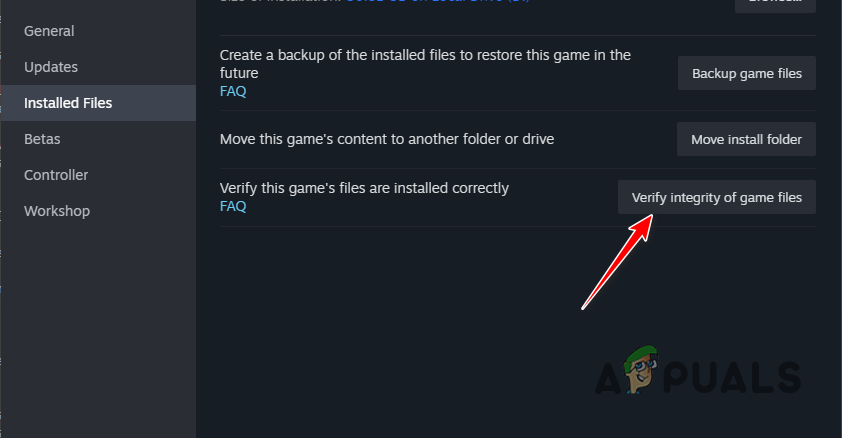 Scanning and Repairing Game Files