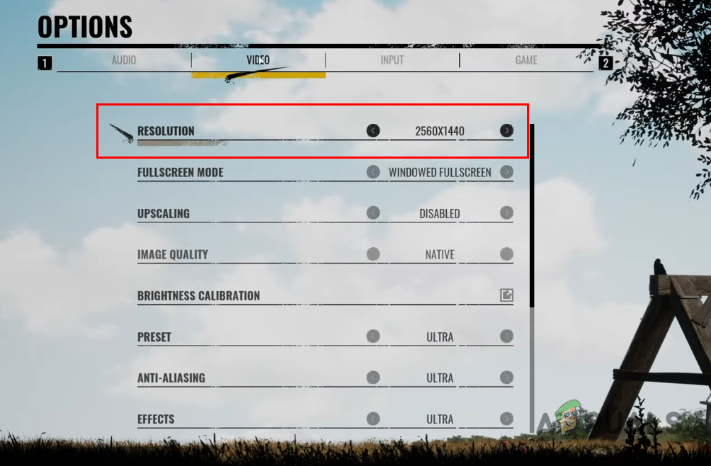 Changing Game Resolution