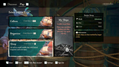 Sea of Thieves My Ships not Loading