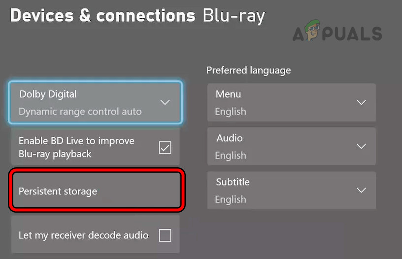 Clear Persistent Storage of the Xbox Series X