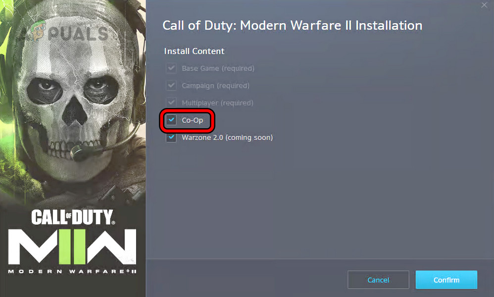 Reinstall Co-op of the MW2 on the Xbox