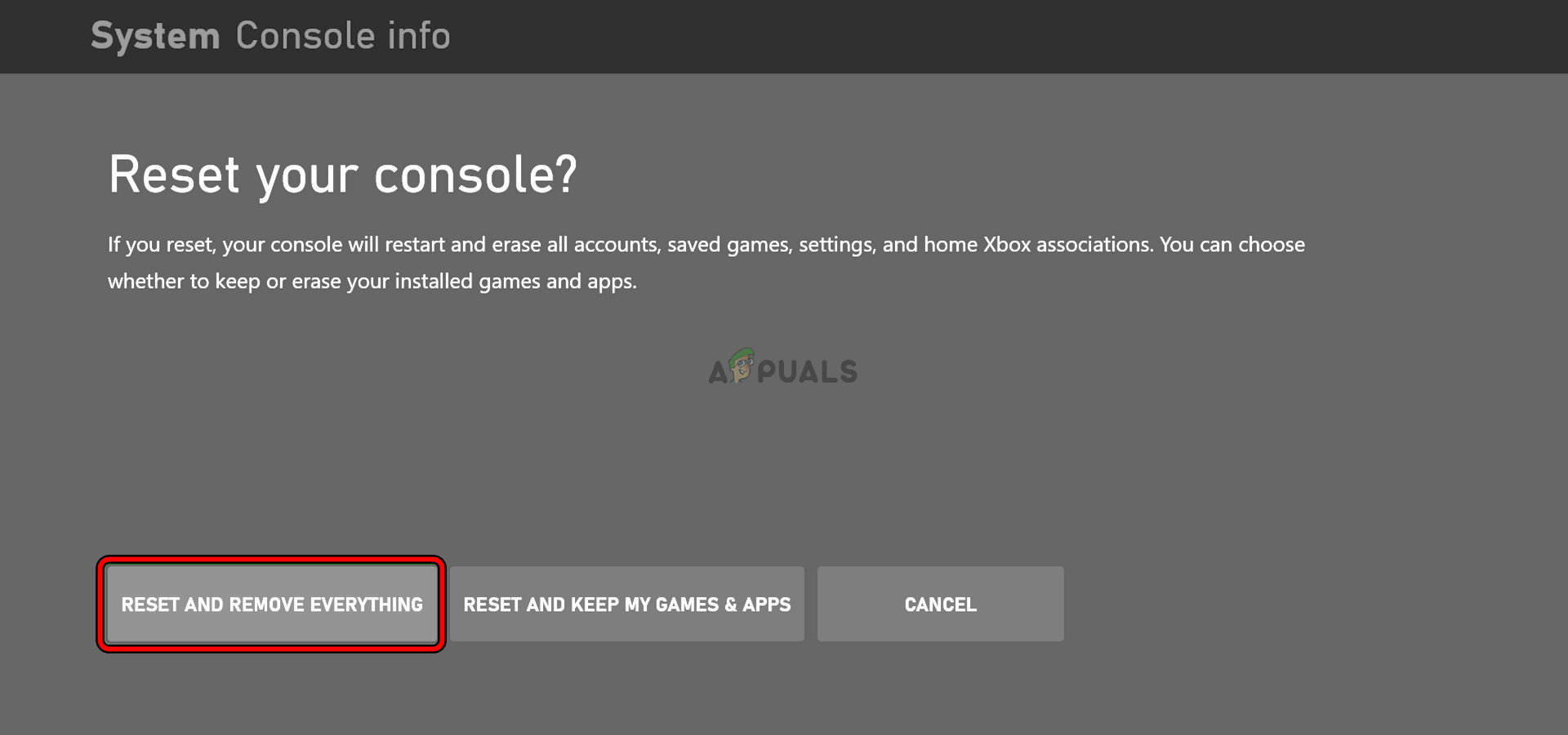 Reset and Remove Everything from the Xbox