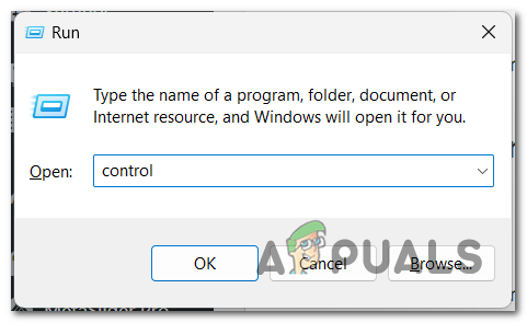 Opening the Control Panel