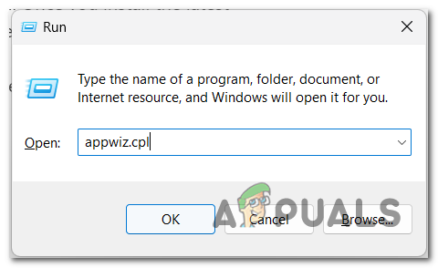 Opening the Programs and Features