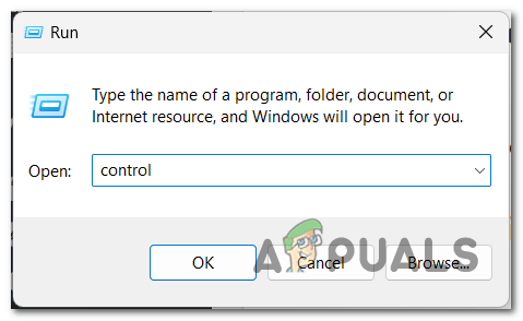 Opening the Control Panel