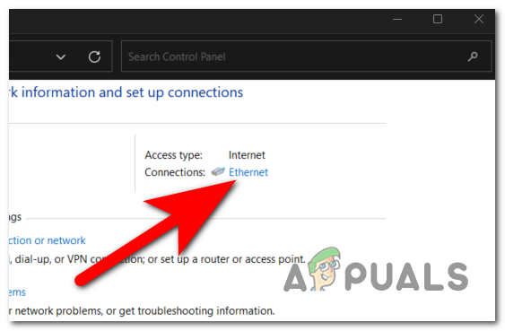 Opening your network's settings