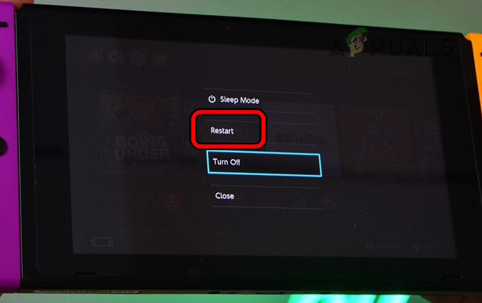 Restart the Nintendo Switch