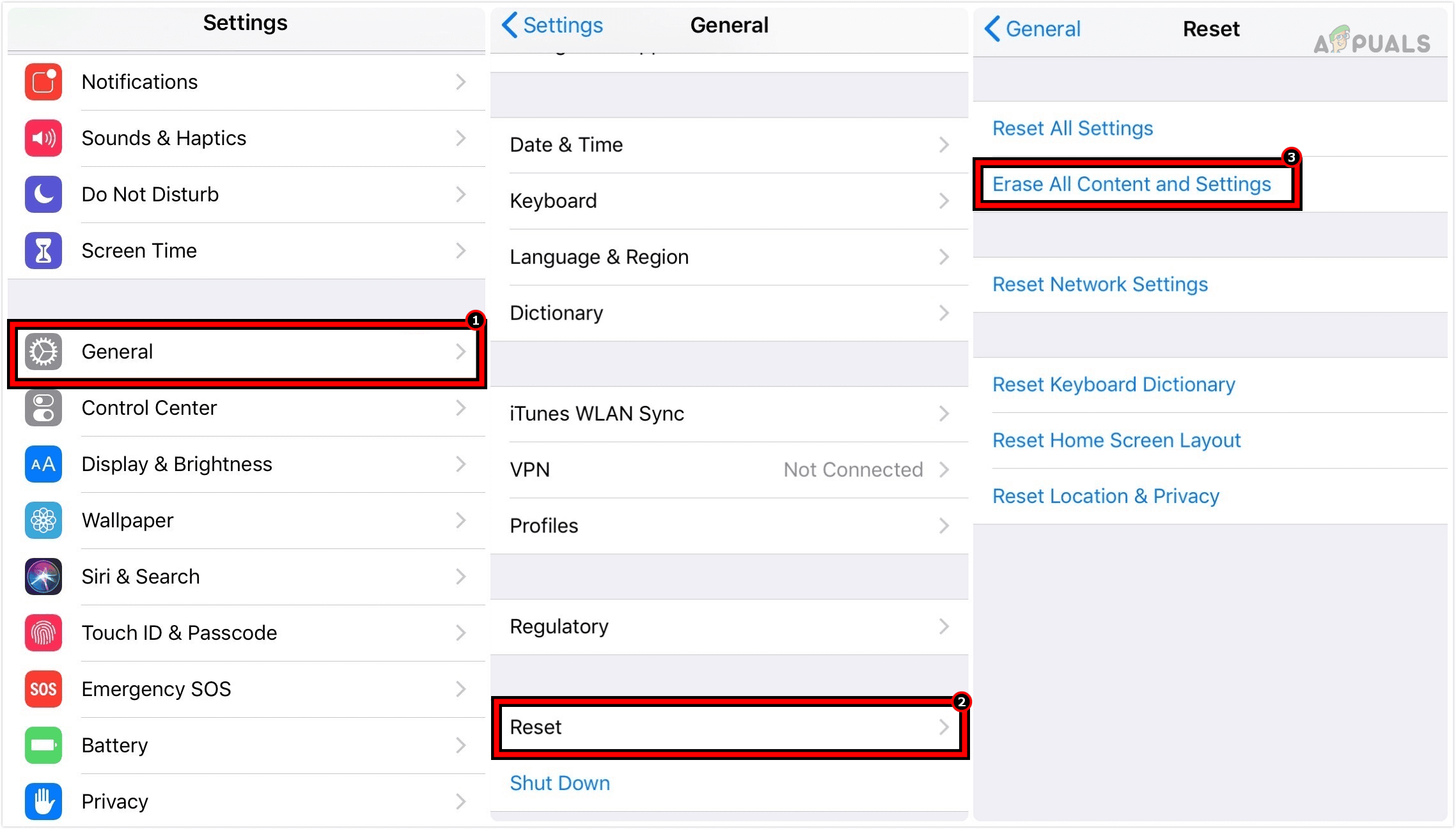 Erase All Content and Settings on the iPhone to Reset it to the Factory Defaults