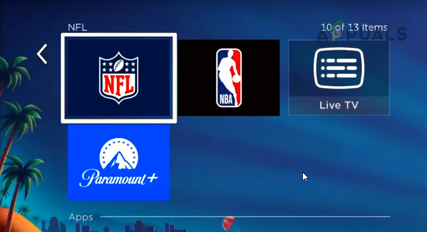 Change NFL Provider to Paramount+