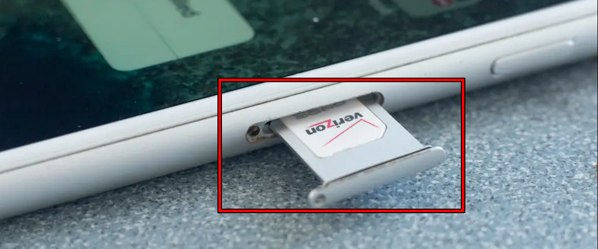 Remove SIM from the iPhone