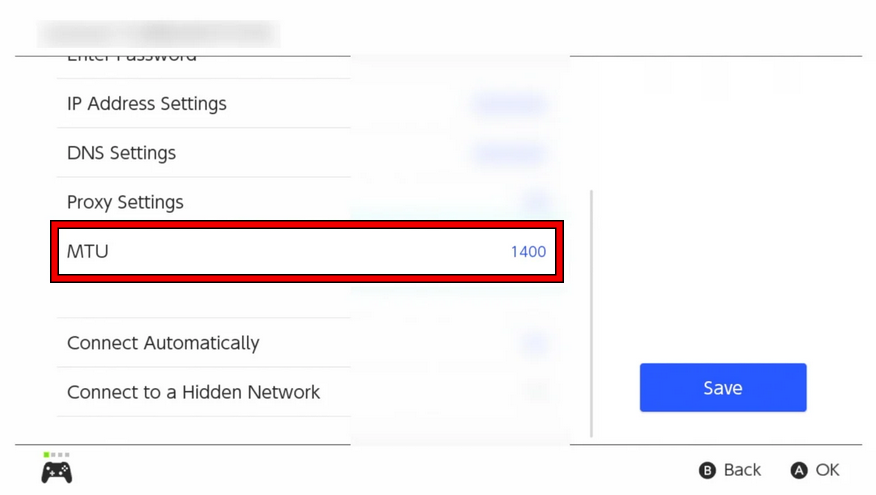 Change the MTU Value of the Nintendo Switch