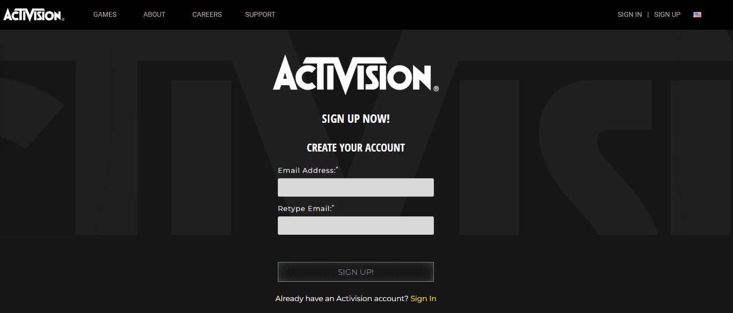 How to create an Activision account to play Call of Duty?