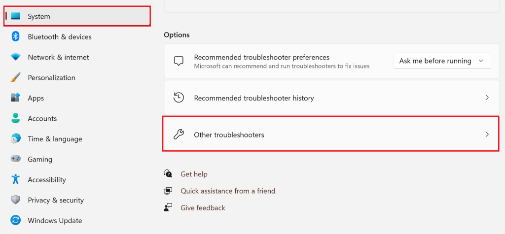 System Troubleshooters