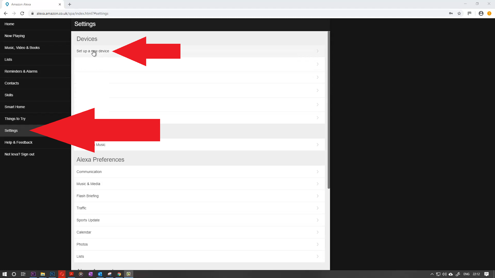 Alexa Setup A New Device