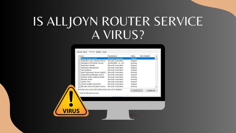 What is the Alljoyn Router Service & How to Remove It?