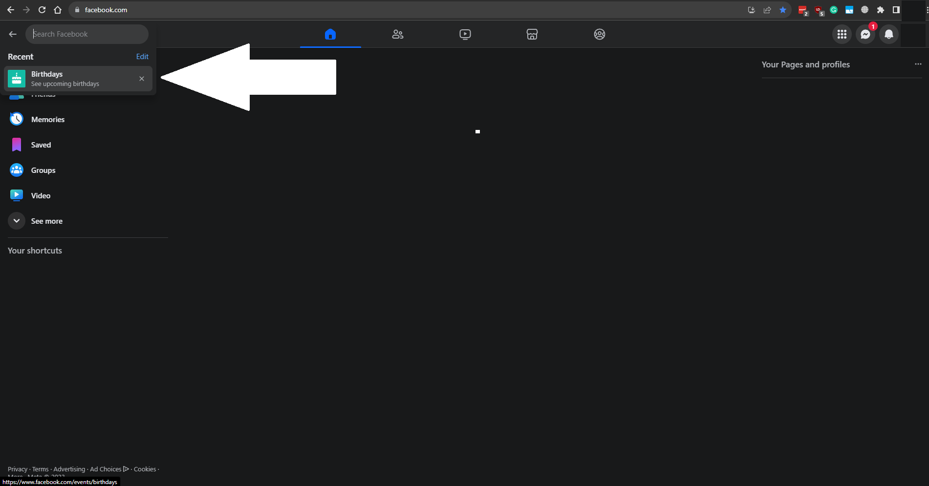 Facebook Birthday Search
