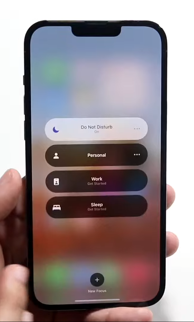 Do Not Disturb On Off Toggle