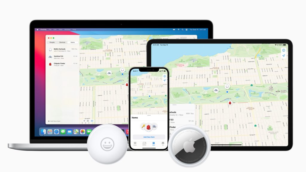The Apple AirTag and its tiny tab