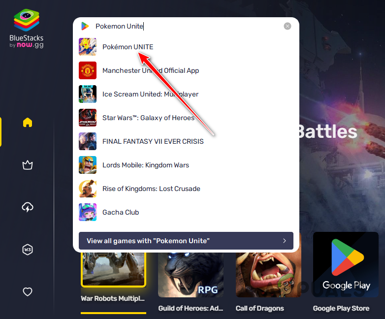 Searching for Pokémon Unite