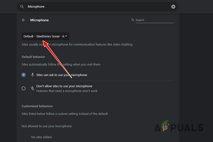 Checking Browser Input Device