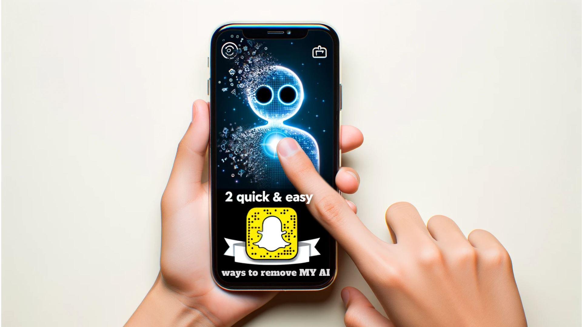 comment supprimer my ai avec snapchat