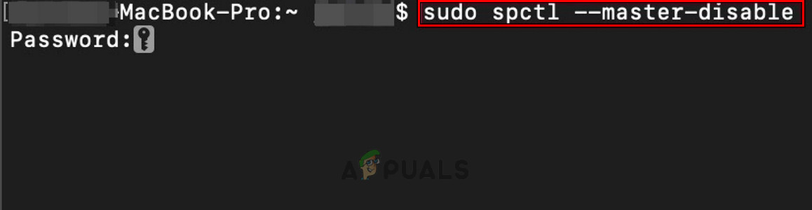 Disable the Mac's GateKeeper