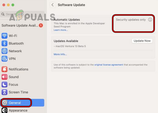Check for macOS Updates