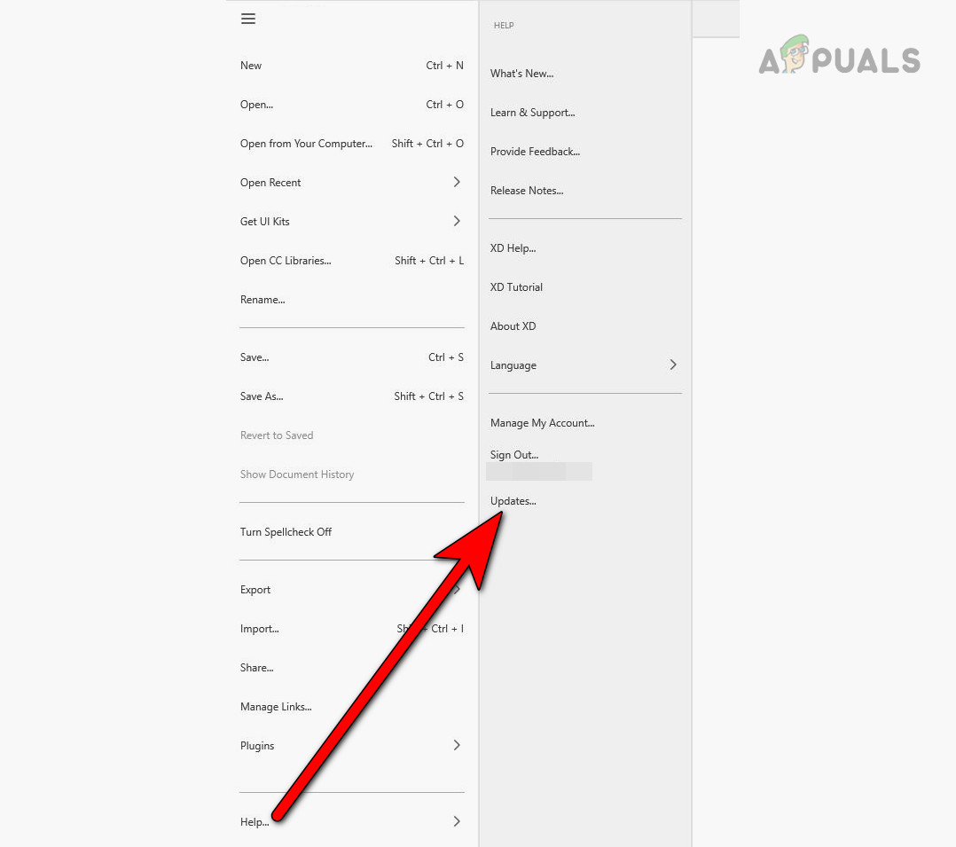 Check for Adobe XD Updates