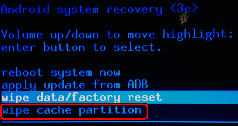 Wipe the Cache Partition of the Fire TV