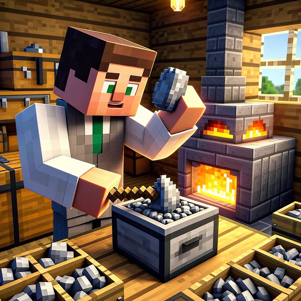 How To Enable IMessage On Any IPhone In 4 Easy Steps 2024 TrendRadars   DALL·E 2023 10 24 21.38.20 Photo Of A Player In Minecraft Holding Smooth Stones With A Furnace And Crafting Table In The Background. Caption  Crafting Smooth Stones In Minecraf 