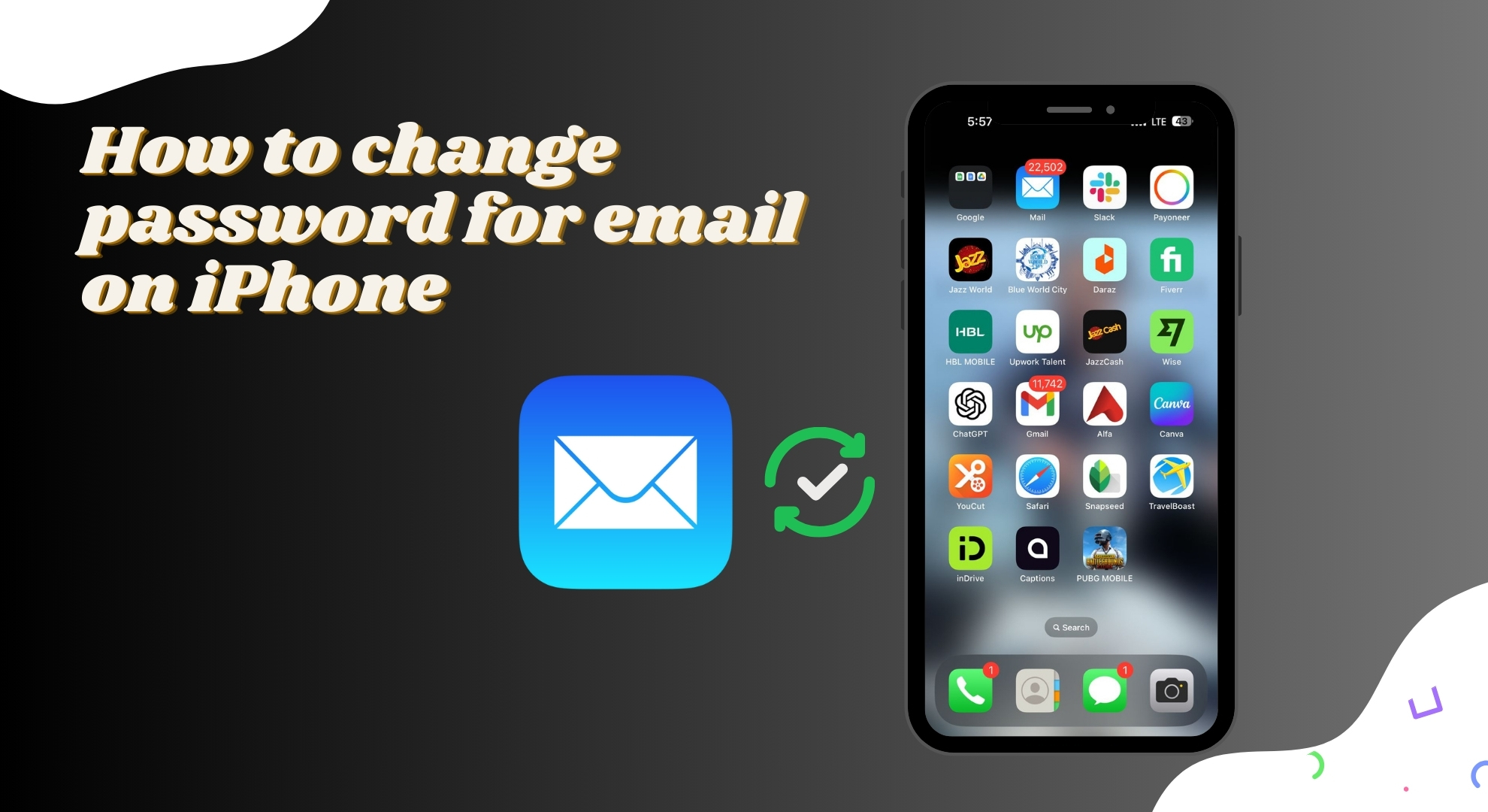 How to Change the Password for Email on iPhone (Mail App)