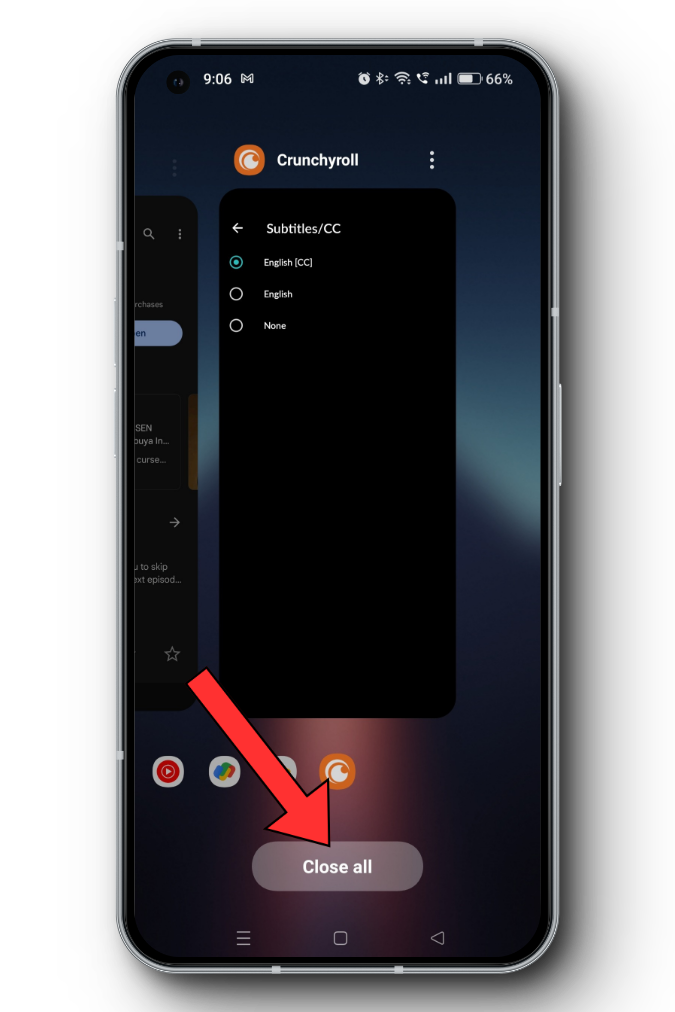 Remove Crunchyroll from Memory