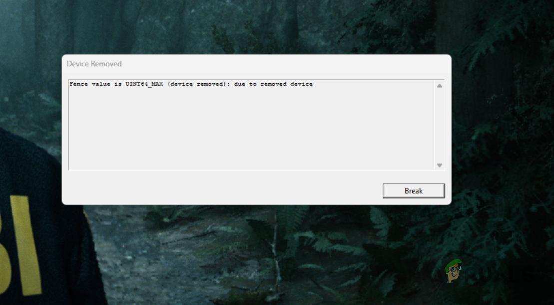 How To Fix Device Removed Error In Alan Wake 2 5401