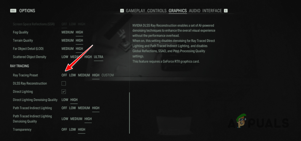 Disabling Ray Tracing in Alan Wake 2