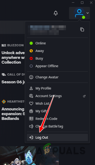 Logging Out of Battle.net